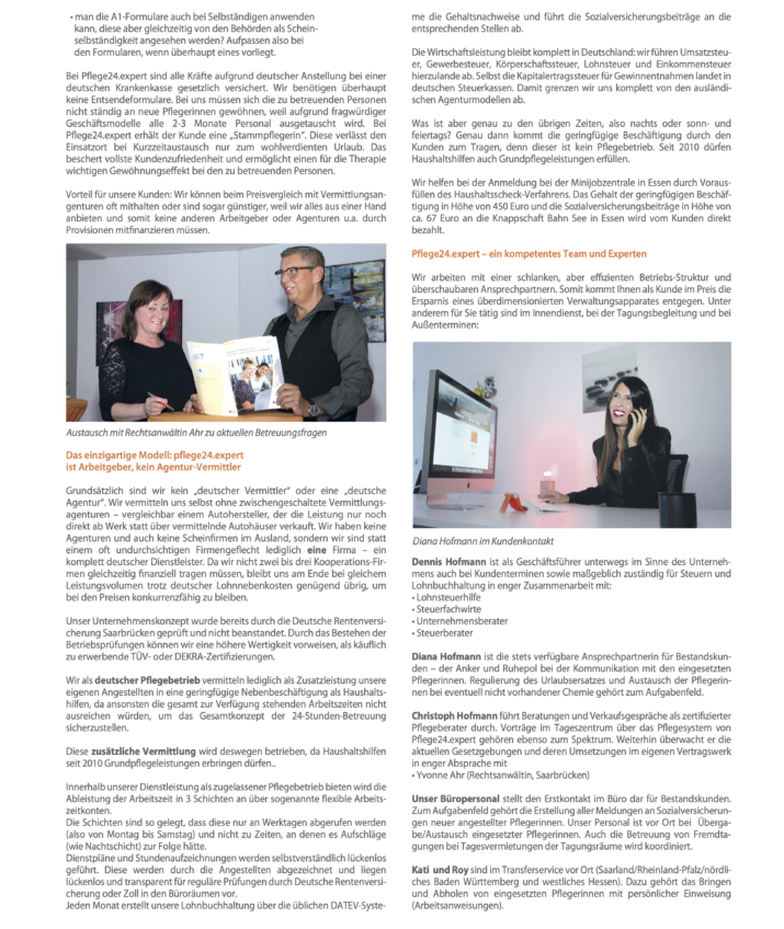 Die Experten wenn es um 24 Stunden Pflege geht Seite 2